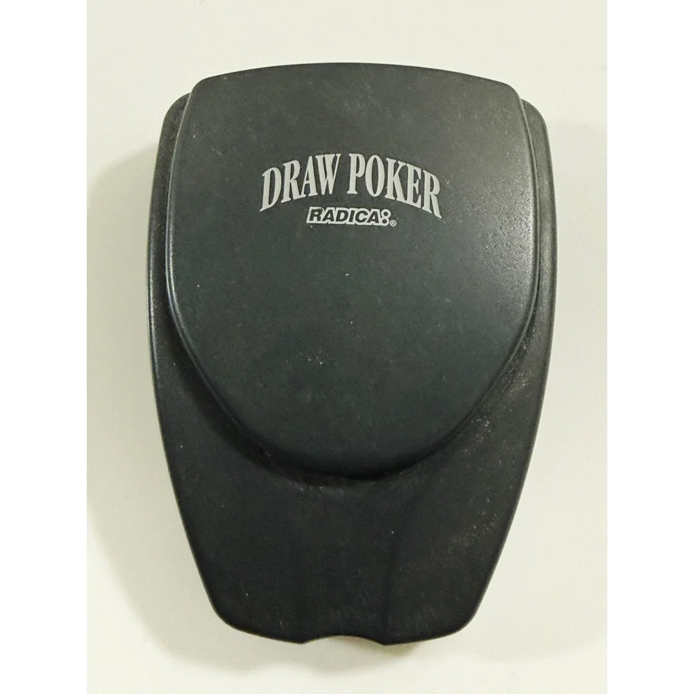 Radica Draw Poker Electronic Handheld Game Unisex OS Black Retro Vtg 1998 Model